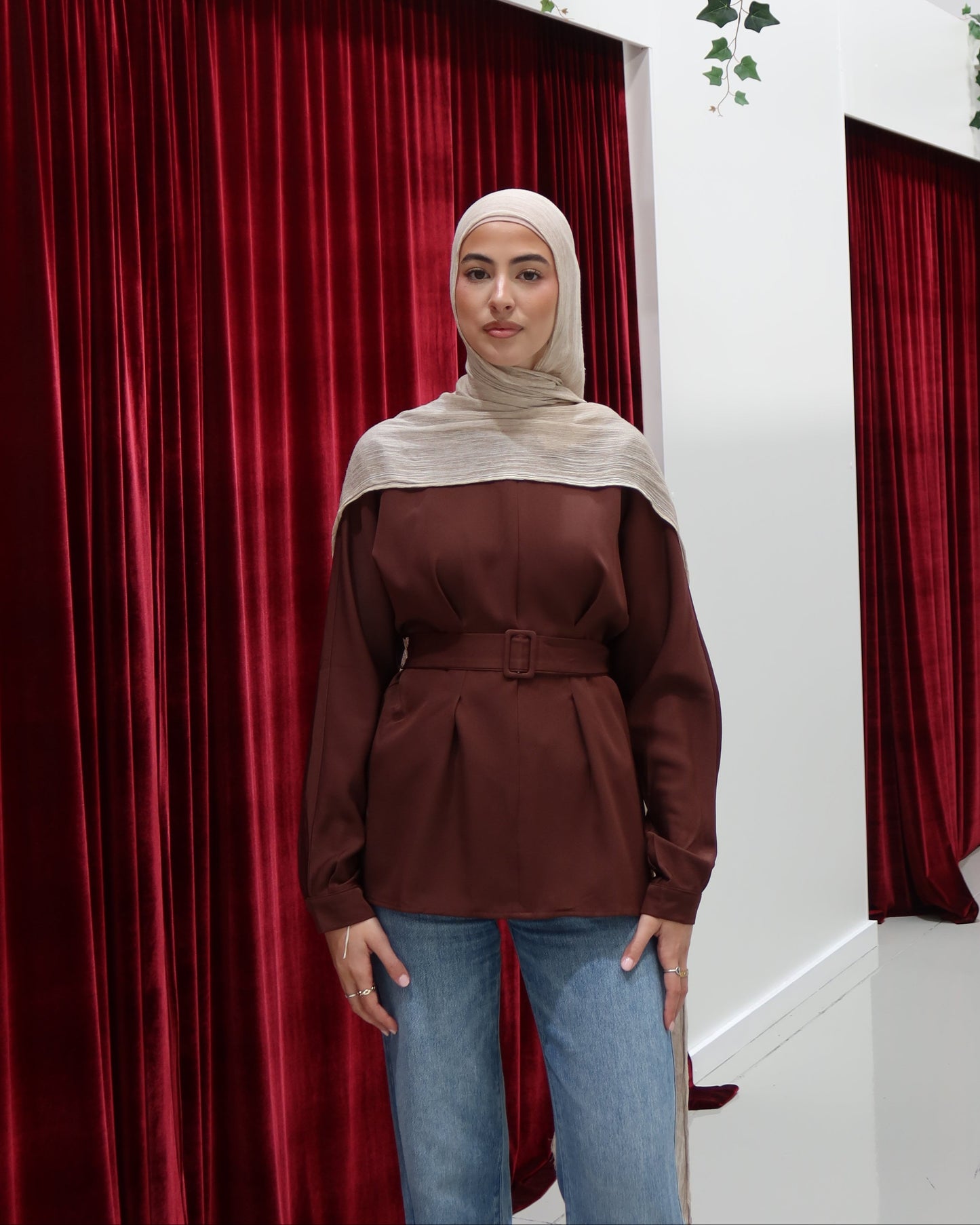 Natalie Blazer Top