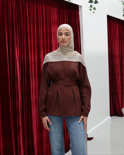 Natalie Blazer Top