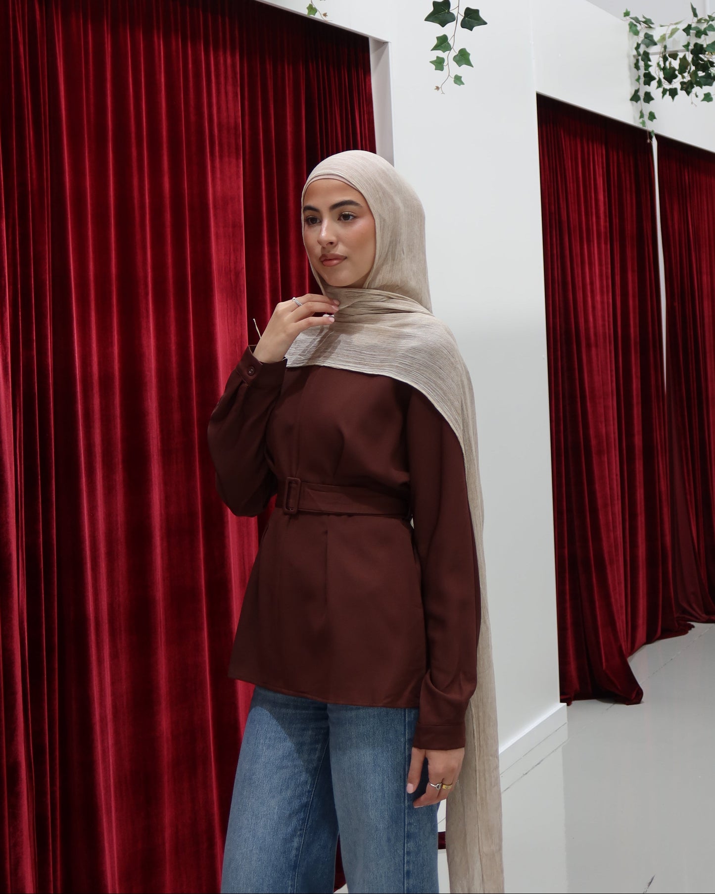 Natalie Blazer Top