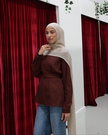Natalie Blazer Top