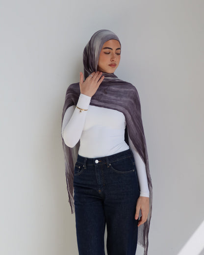 Crinkle Rayon - Graphite