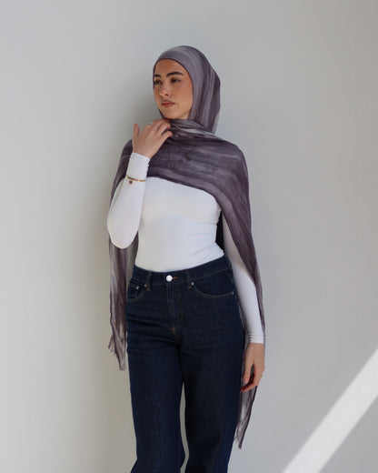 Crinkle Rayon - Graphite
