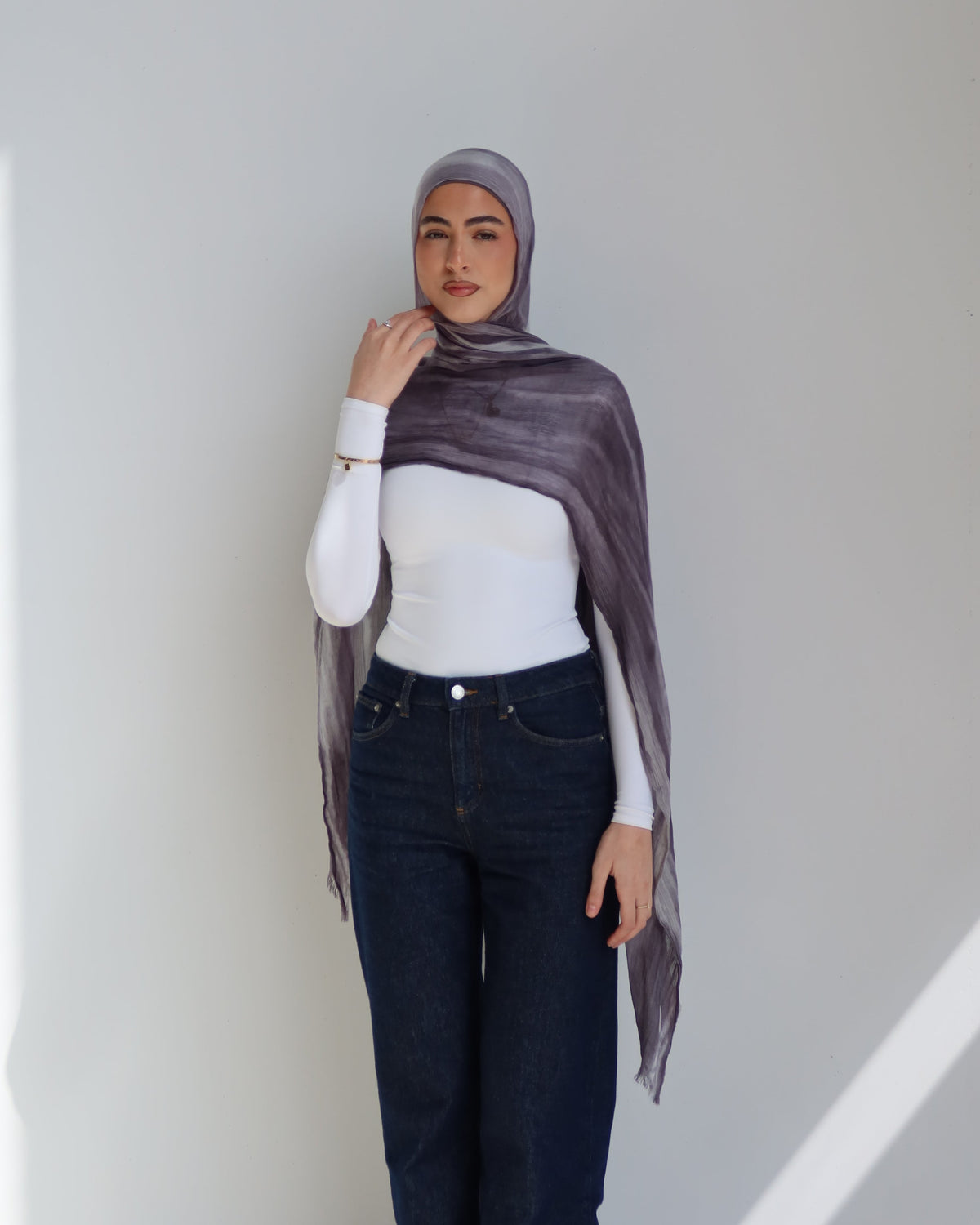 Crinkle Rayon - Graphite