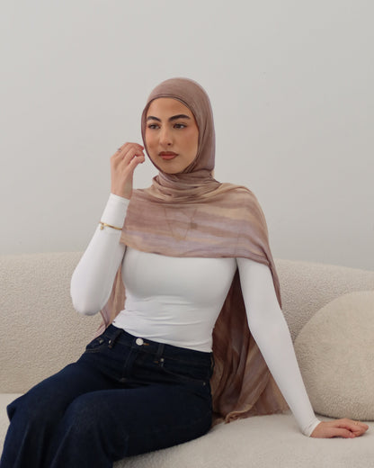 Crinkle Shawl - Sahara