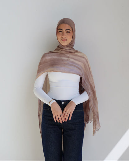 Crinkle Shawl - Sahara