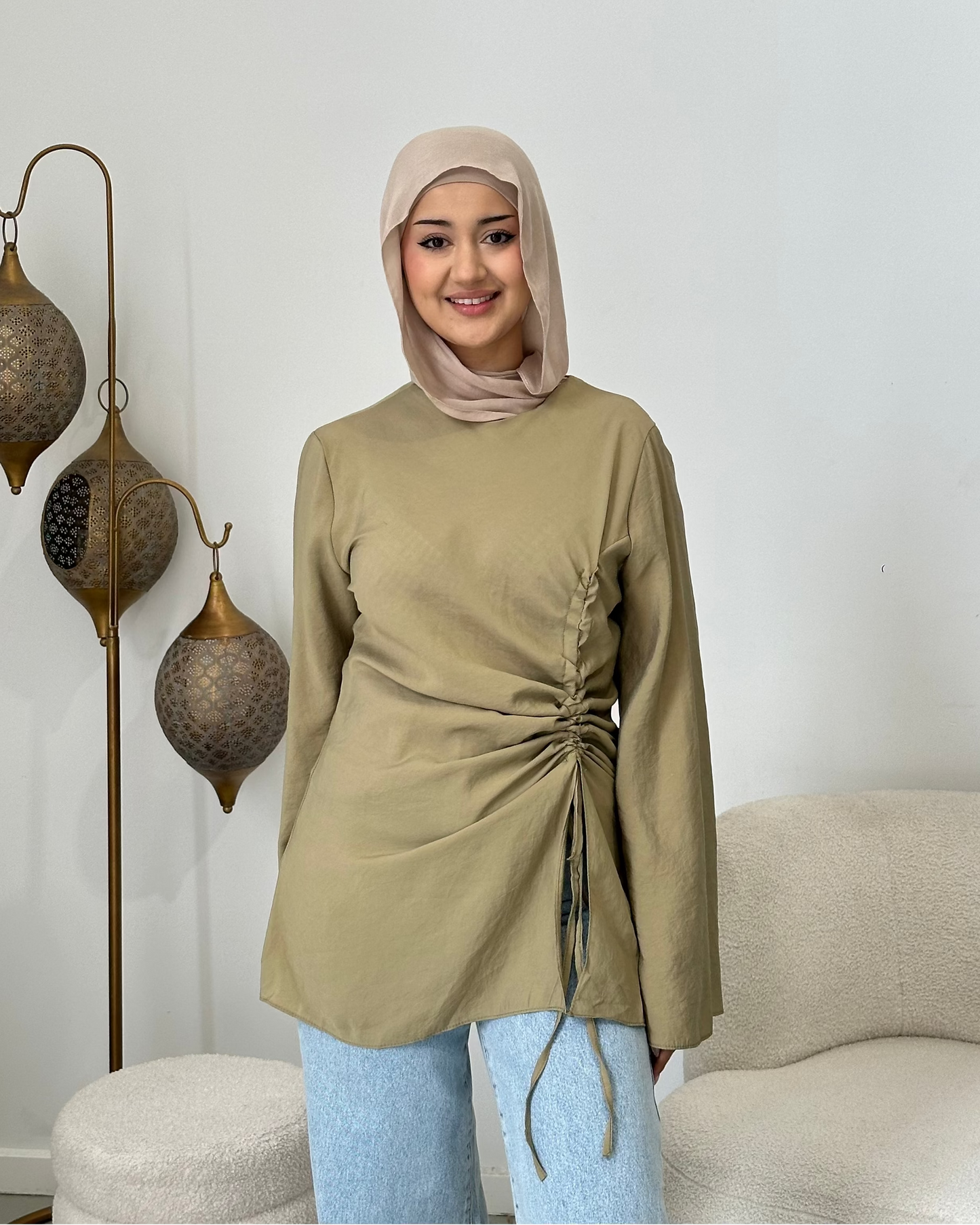 Aleyna Ruched Shirt