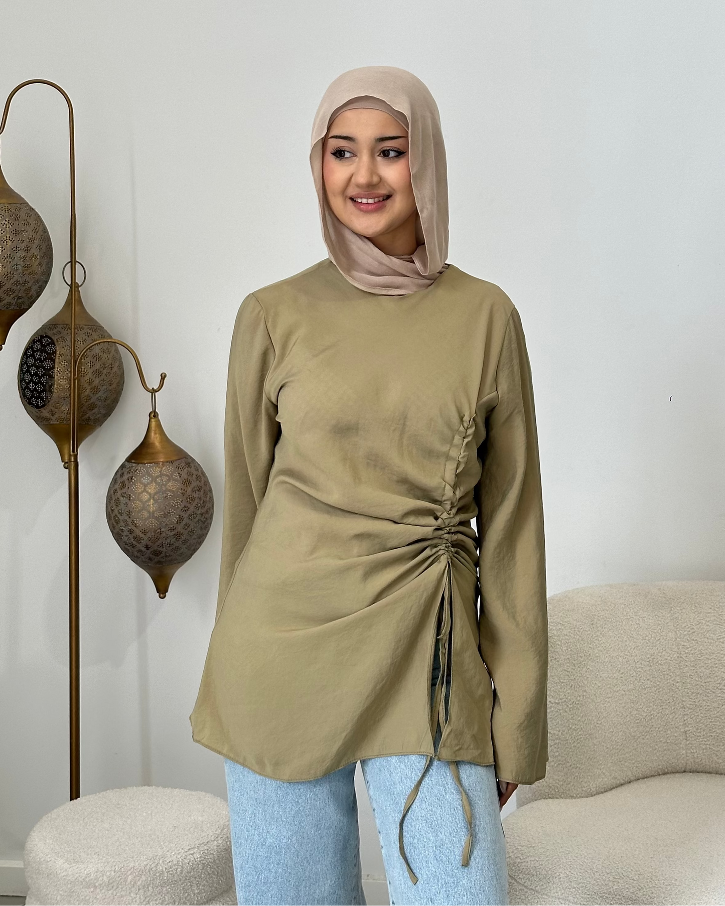 Aleyna Ruched Shirt