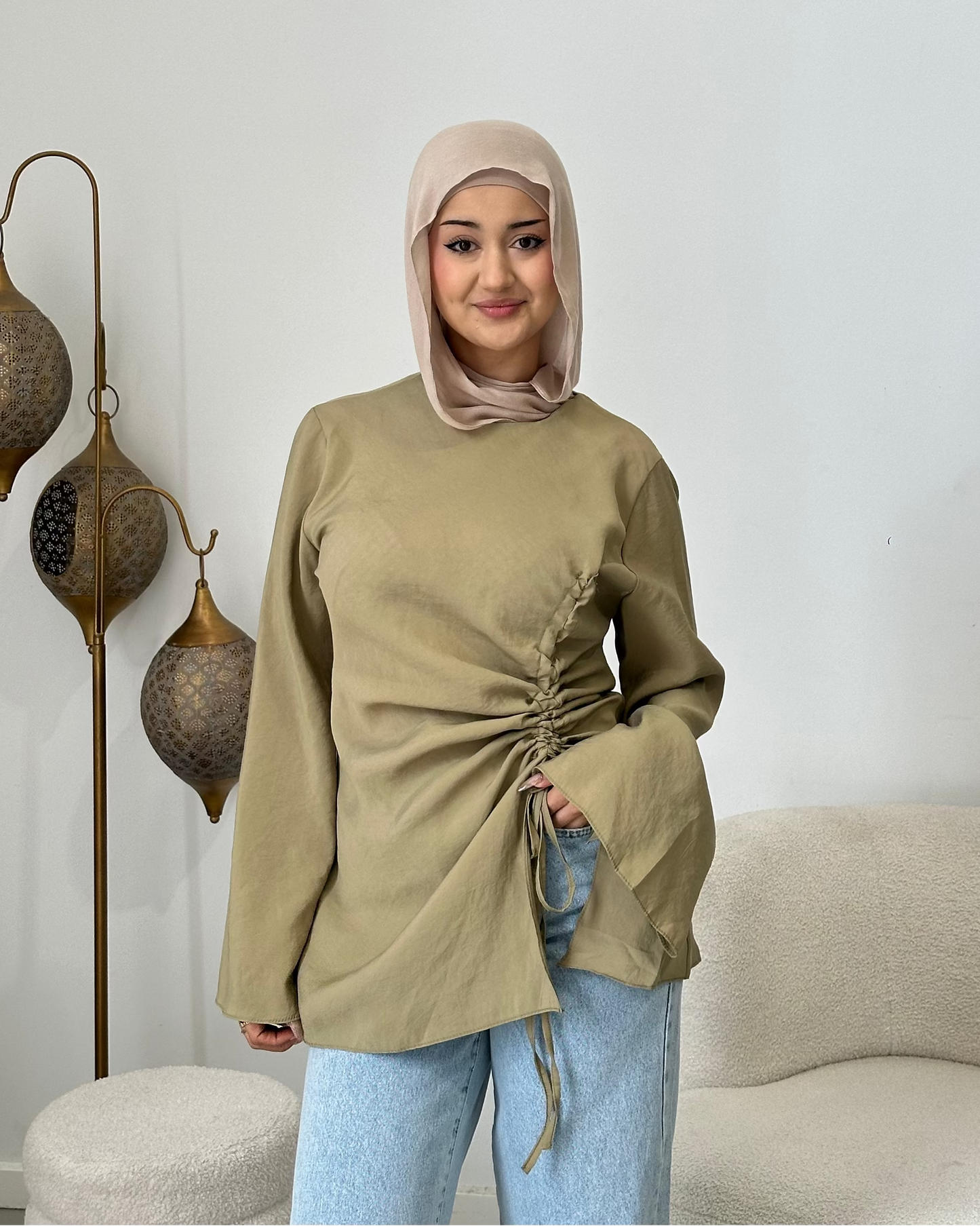 Aleyna Ruched Shirt