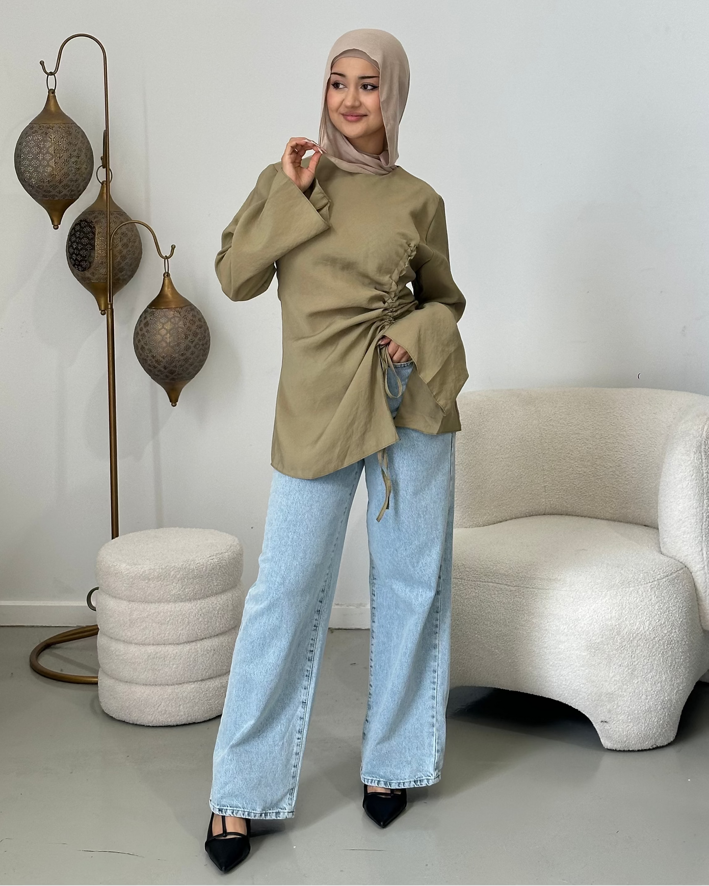 Aleyna Ruched Shirt