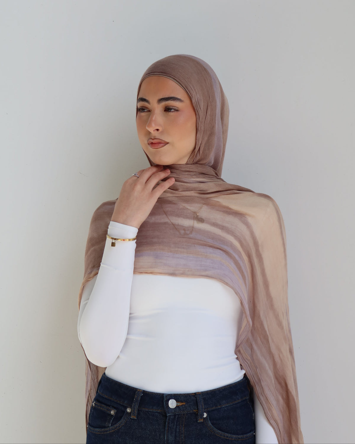 Crinkle Shawl - Sahara