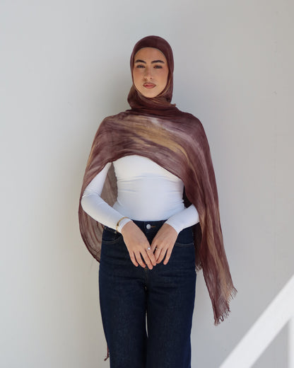 Crinkle Rayon - Fudge