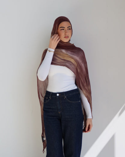Crinkle Rayon - Fudge