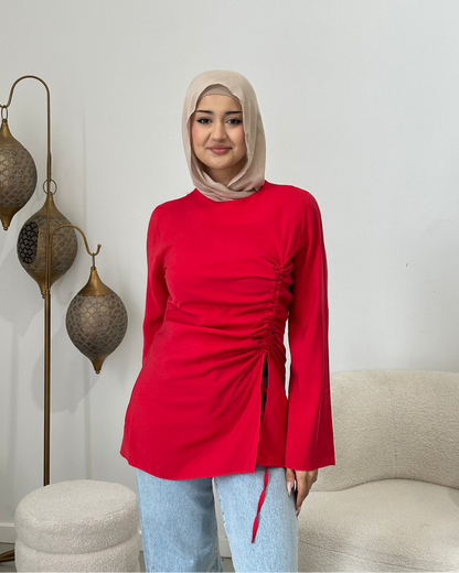 Aleyna Ruched Shirt