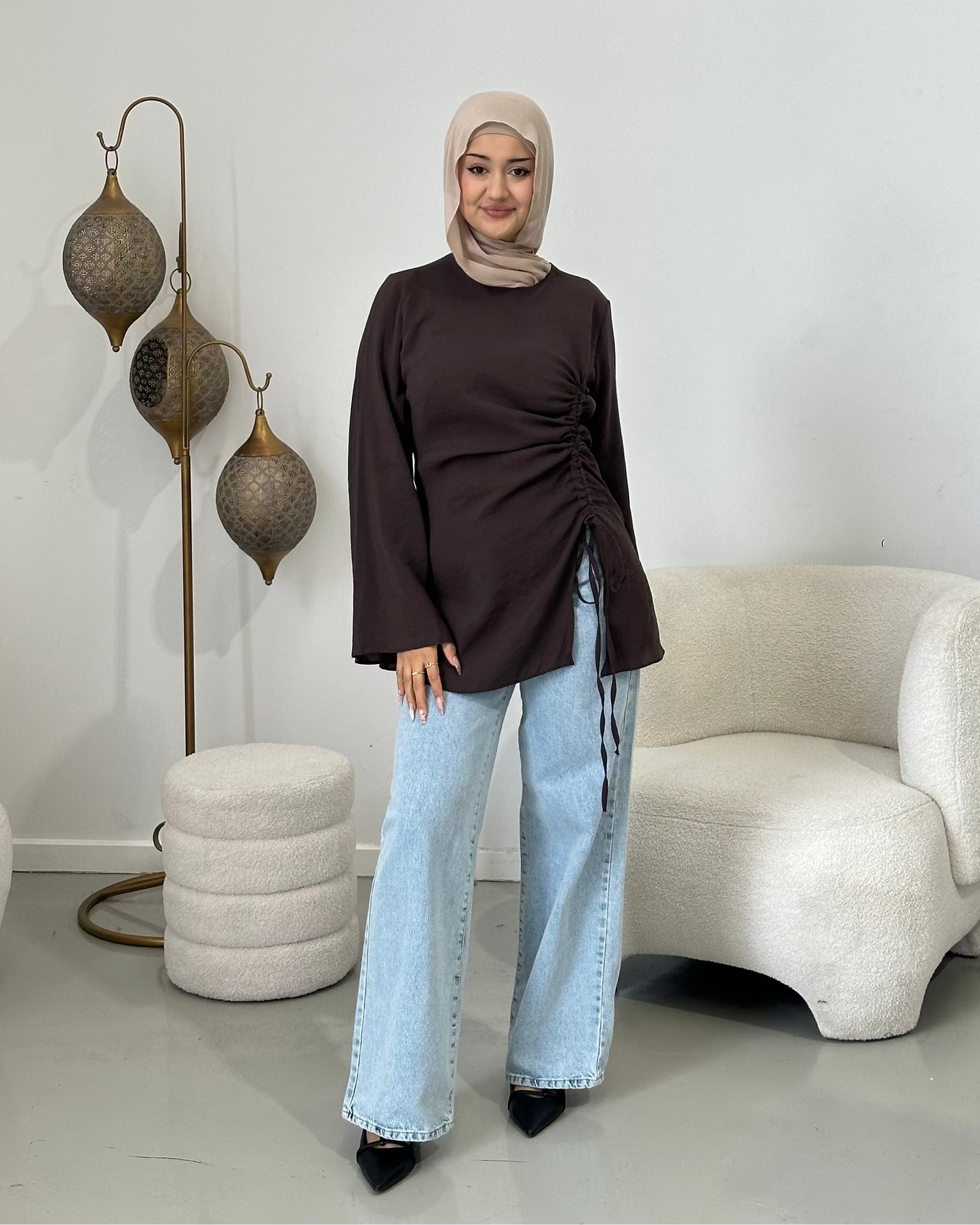 Aleyna Ruched Shirt