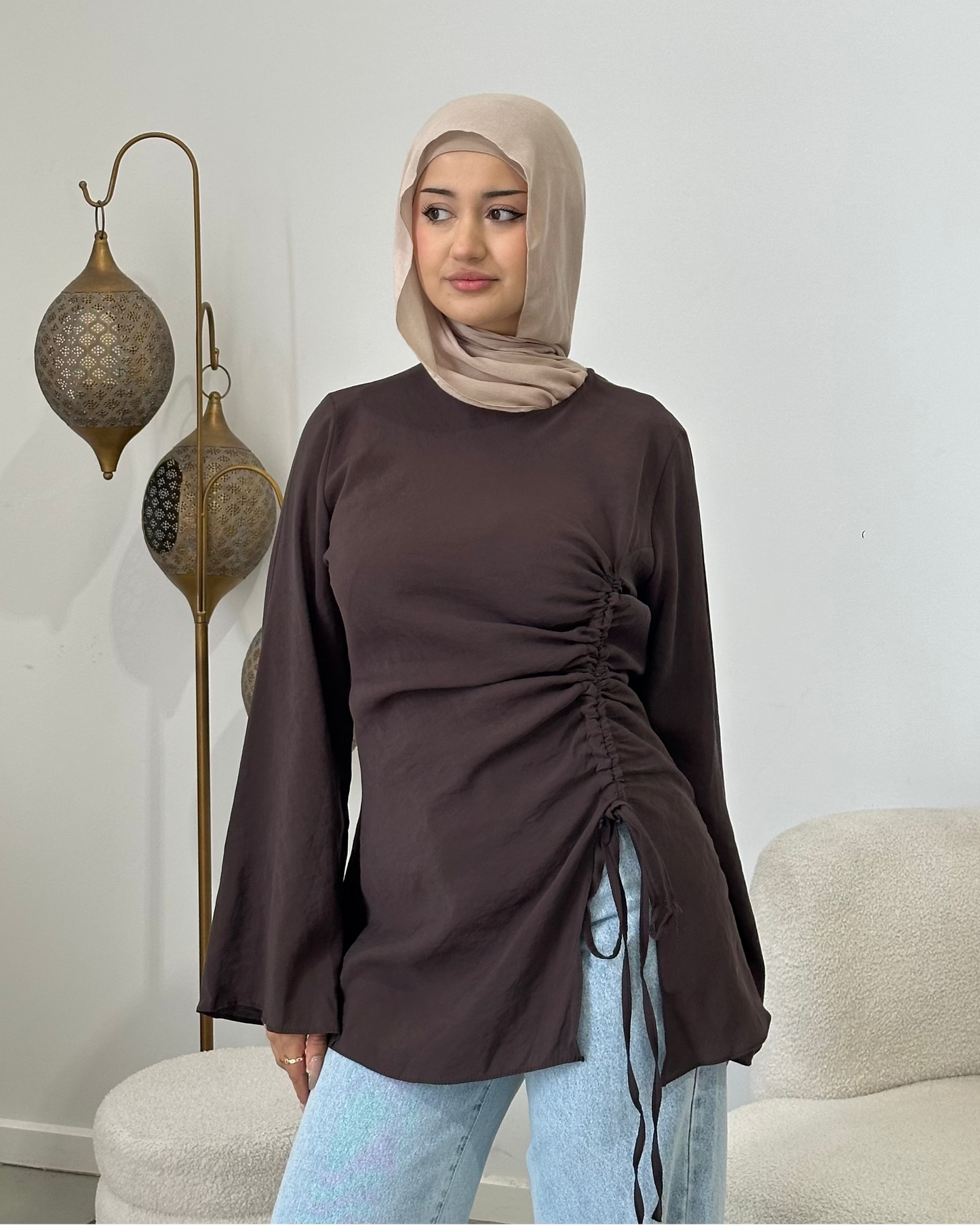 Aleyna Ruched Shirt