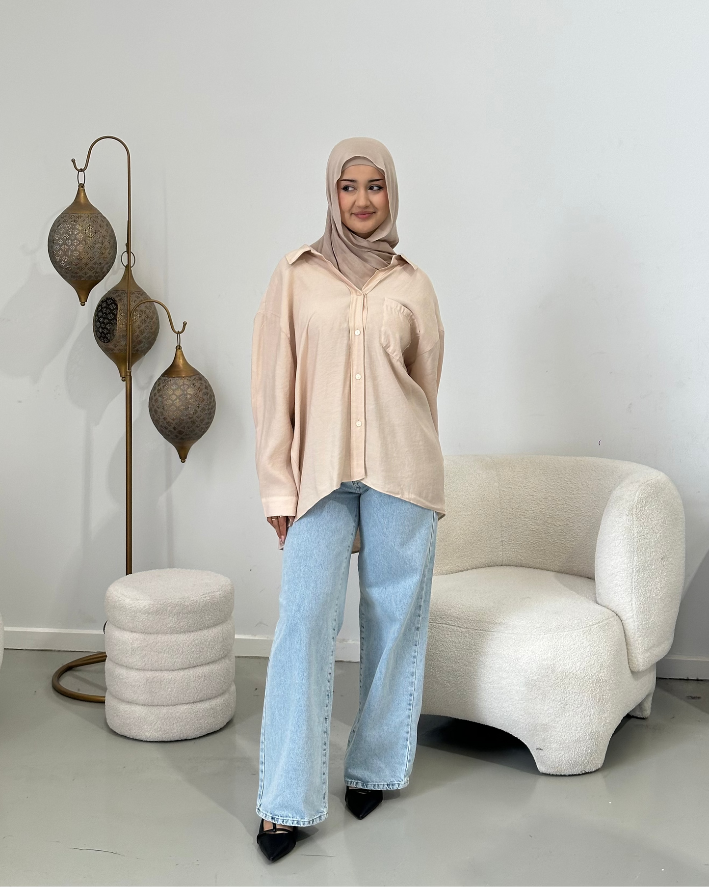 Elsie Button Top