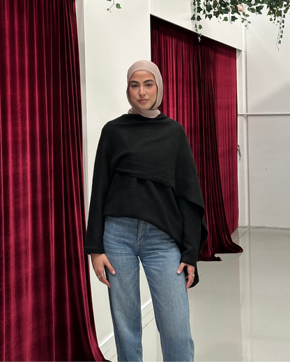 Mally Shawl Sweater