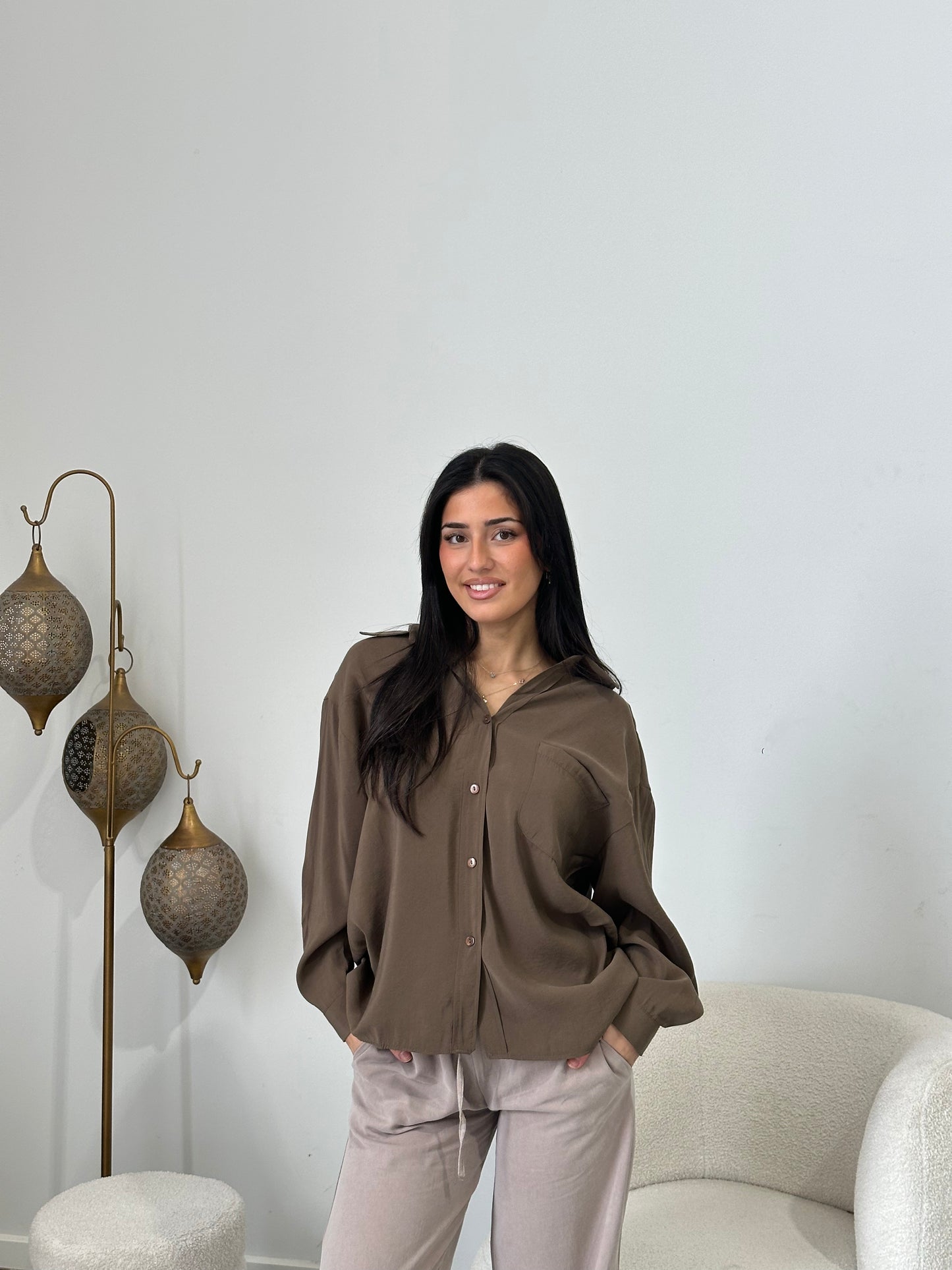 Elsie Button Top