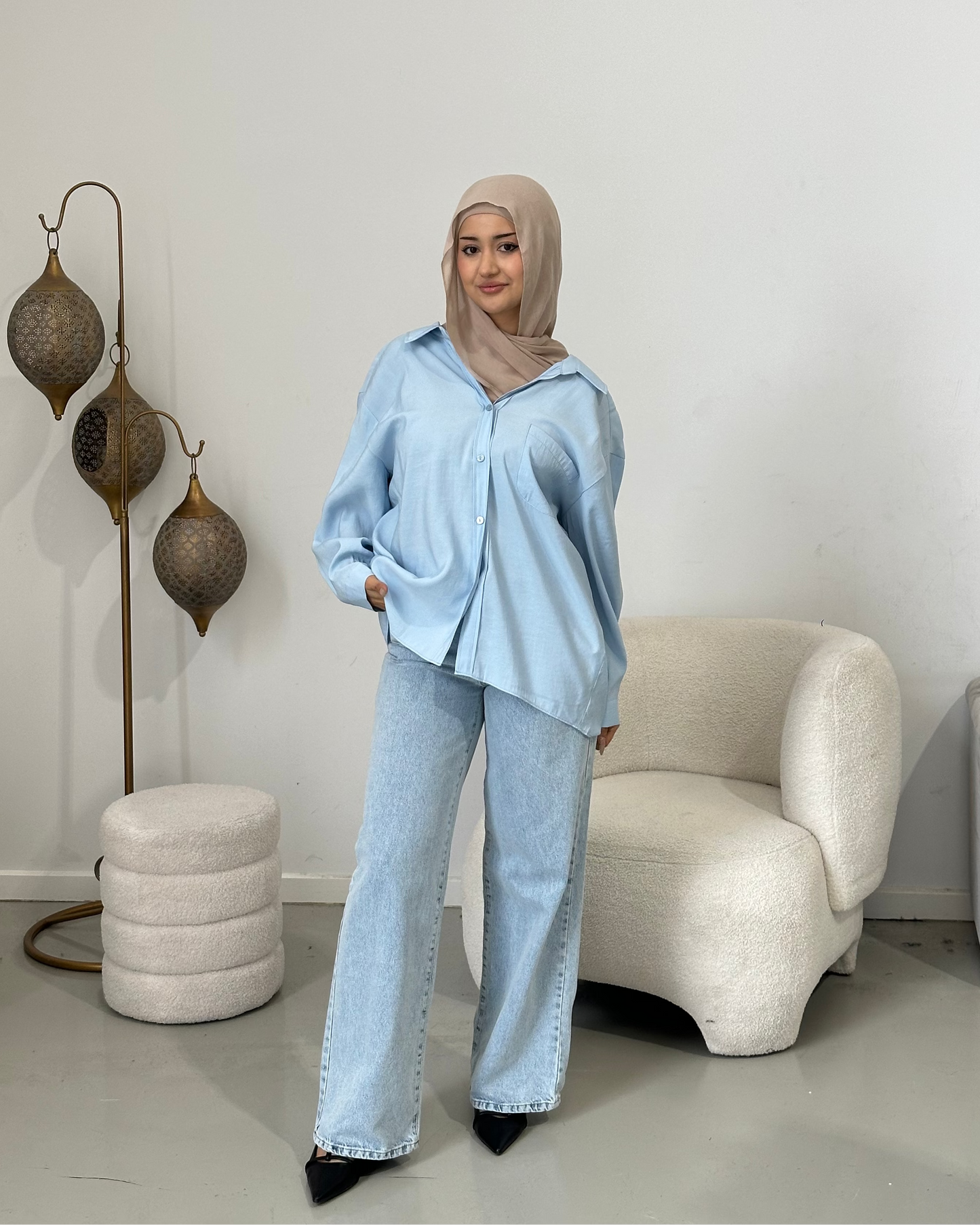 Elsie Button Top