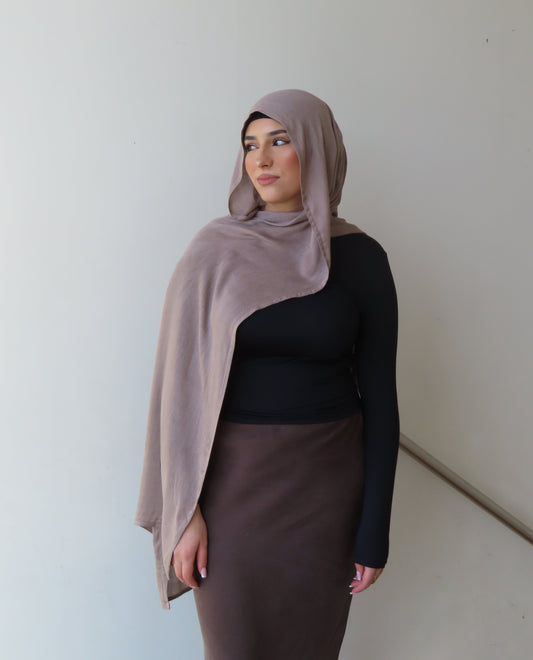 Cotton Shawl - Mauve