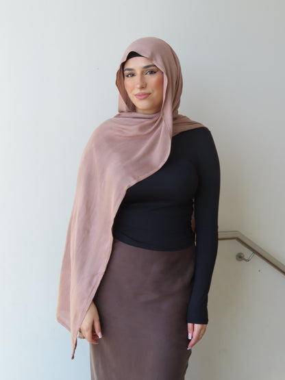 Cotton Shawl - Dusty Pink