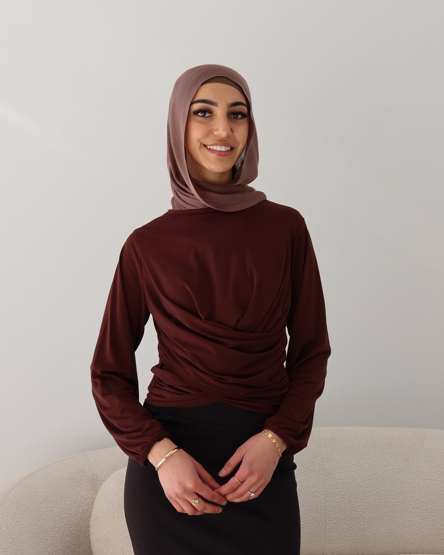 Alana Drape Top