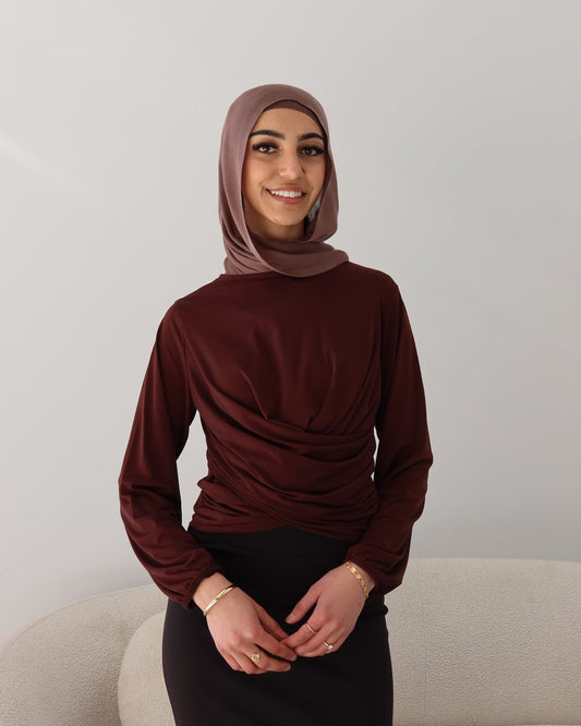 Alana Drape Top