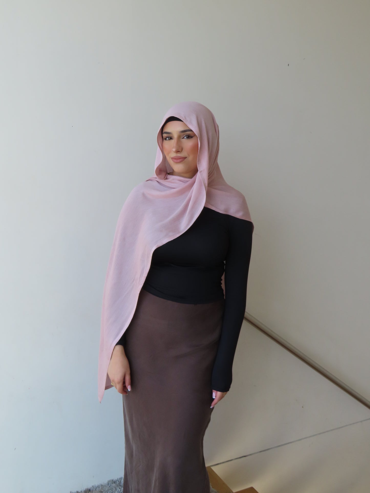 Cotton Shawl - Baby Pink