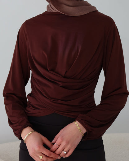 Alana Drape Top