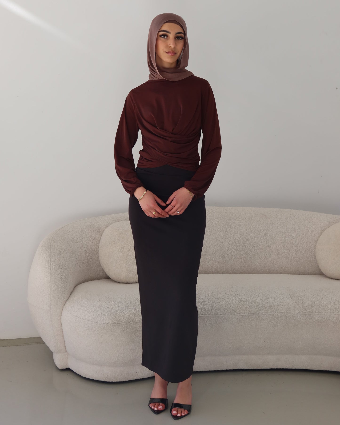 Alana Drape Top