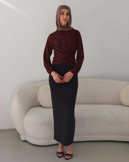 Alana Drape Top