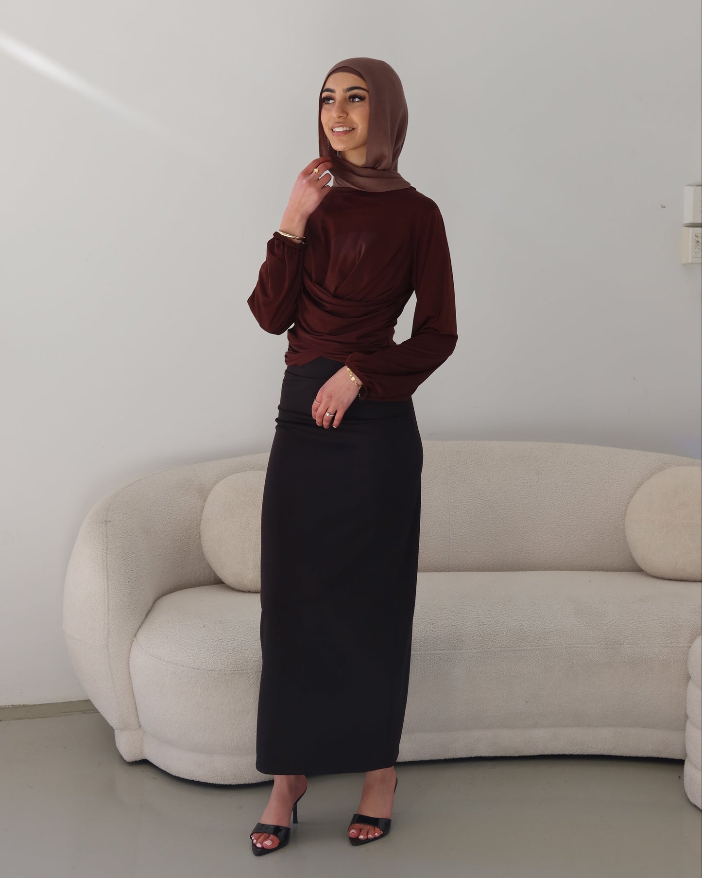 Alana Drape Top