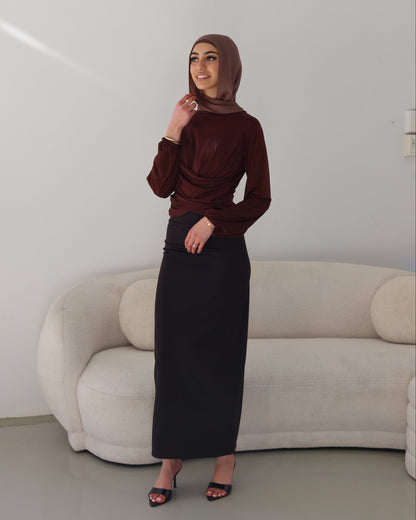 Alana Drape Top