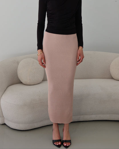 Basic Ribbed Skirt