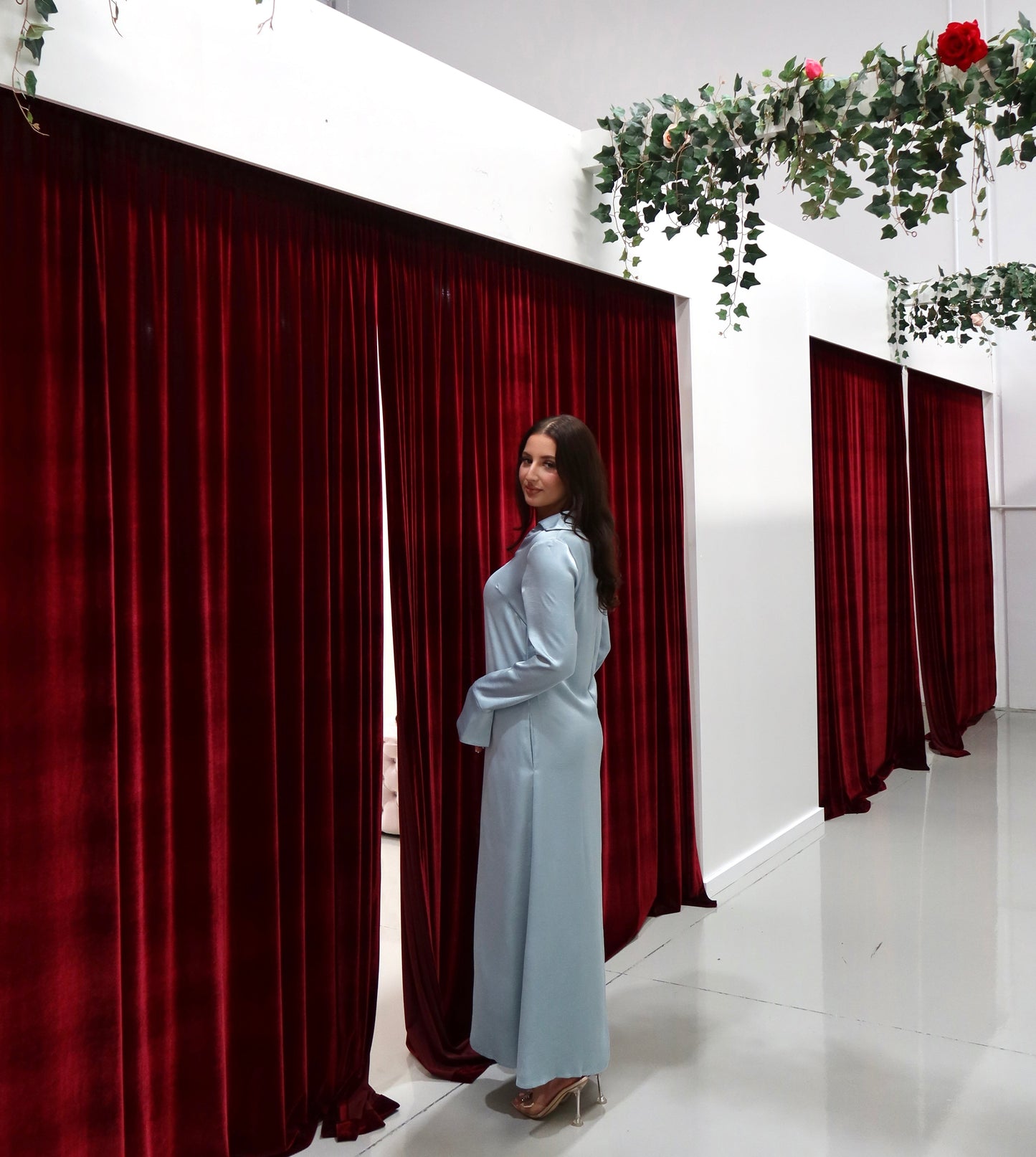 Thalia Satin Abaya