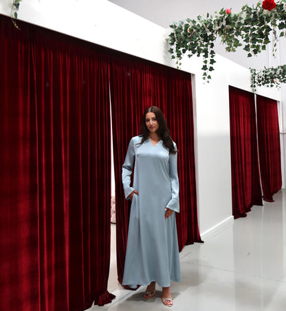 Thalia Satin Abaya