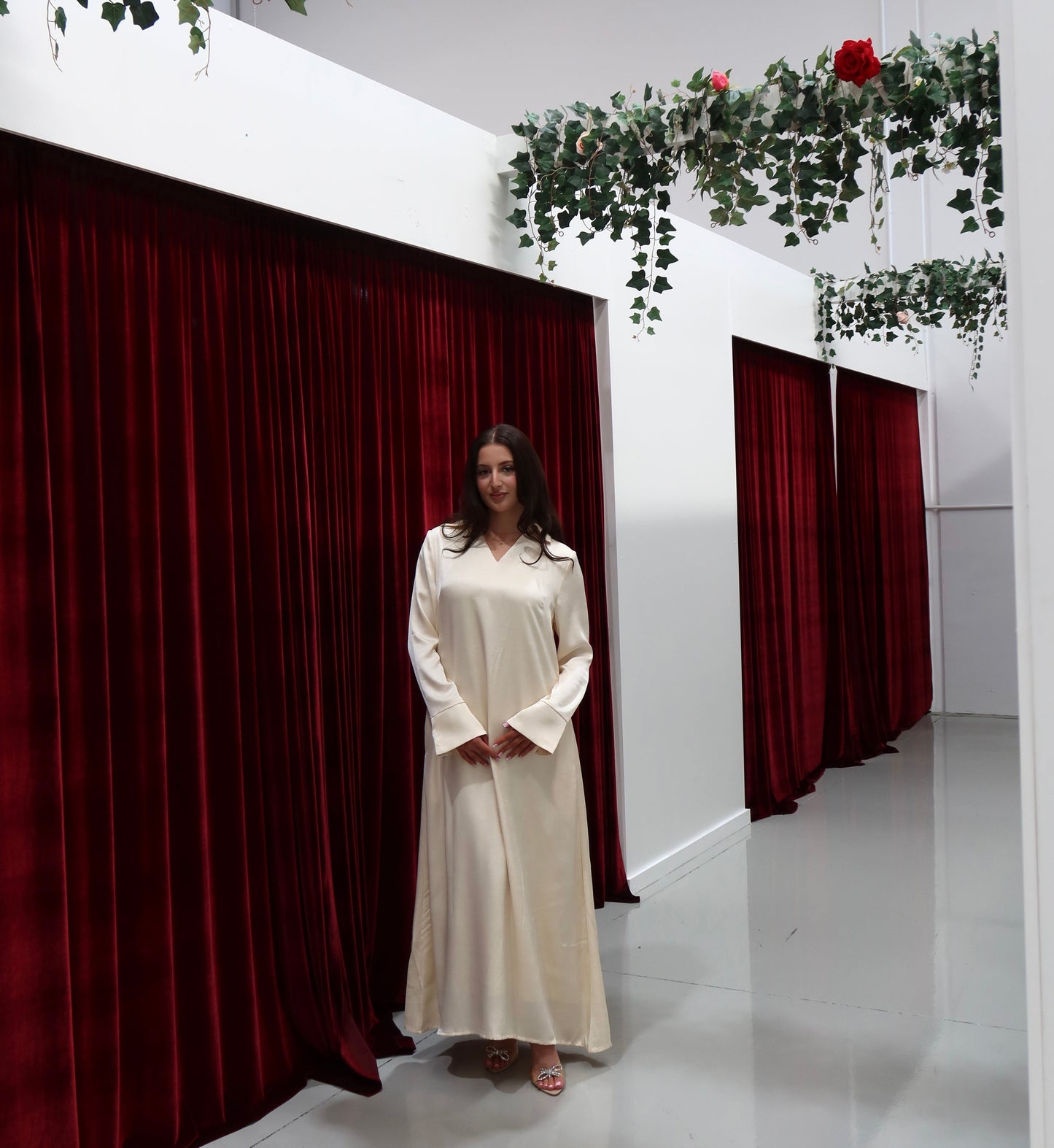 Thalia Satin Abaya