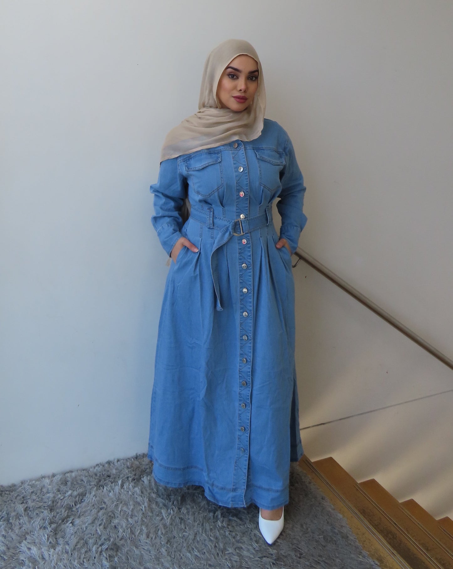 Leah Denim Dress