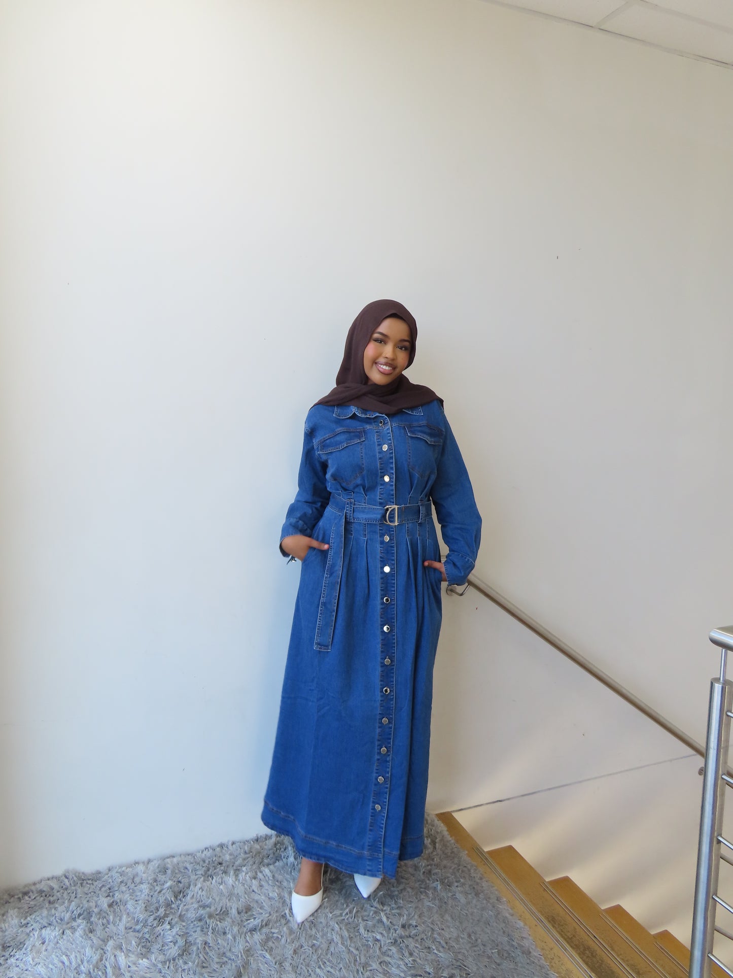 Leah Denim Dress