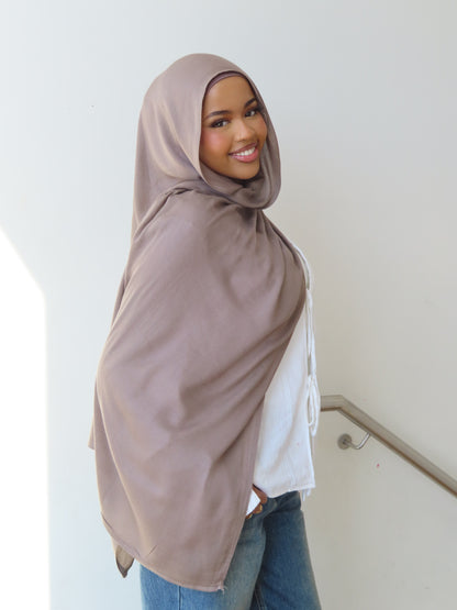 Cotton Shawl - Brown