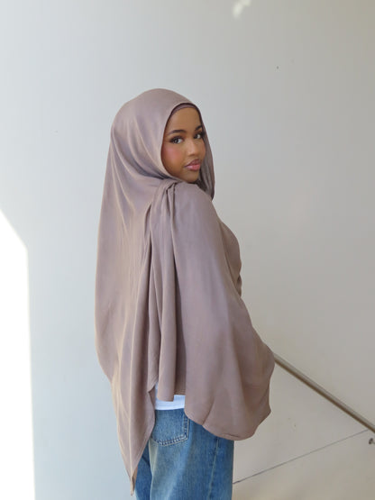 Cotton Shawl - Brown