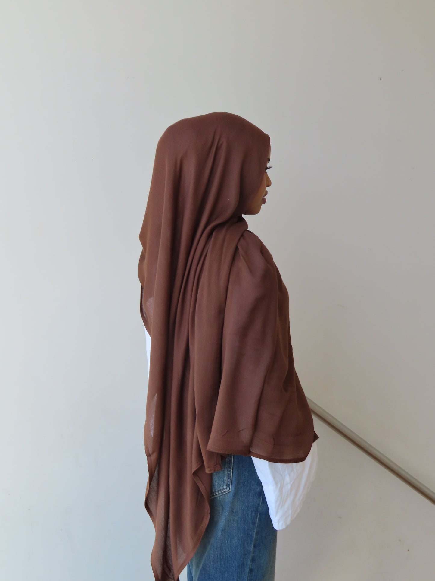 Cotton Shawl - Cocoa