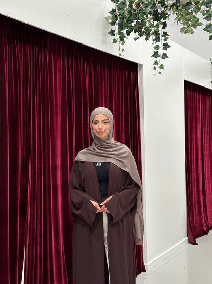 Nila Batwing Open Abaya