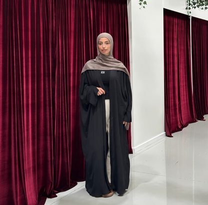 Nila Batwing Open Abaya