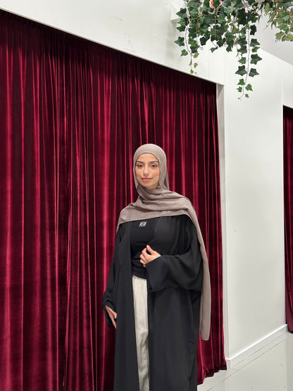 Nila Batwing Open Abaya