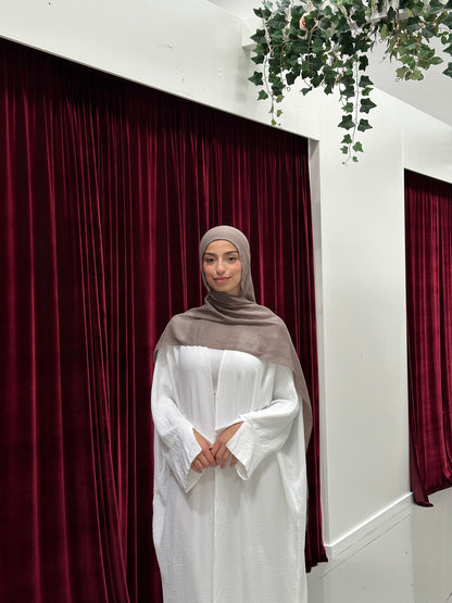 Nila Batwing Open Abaya