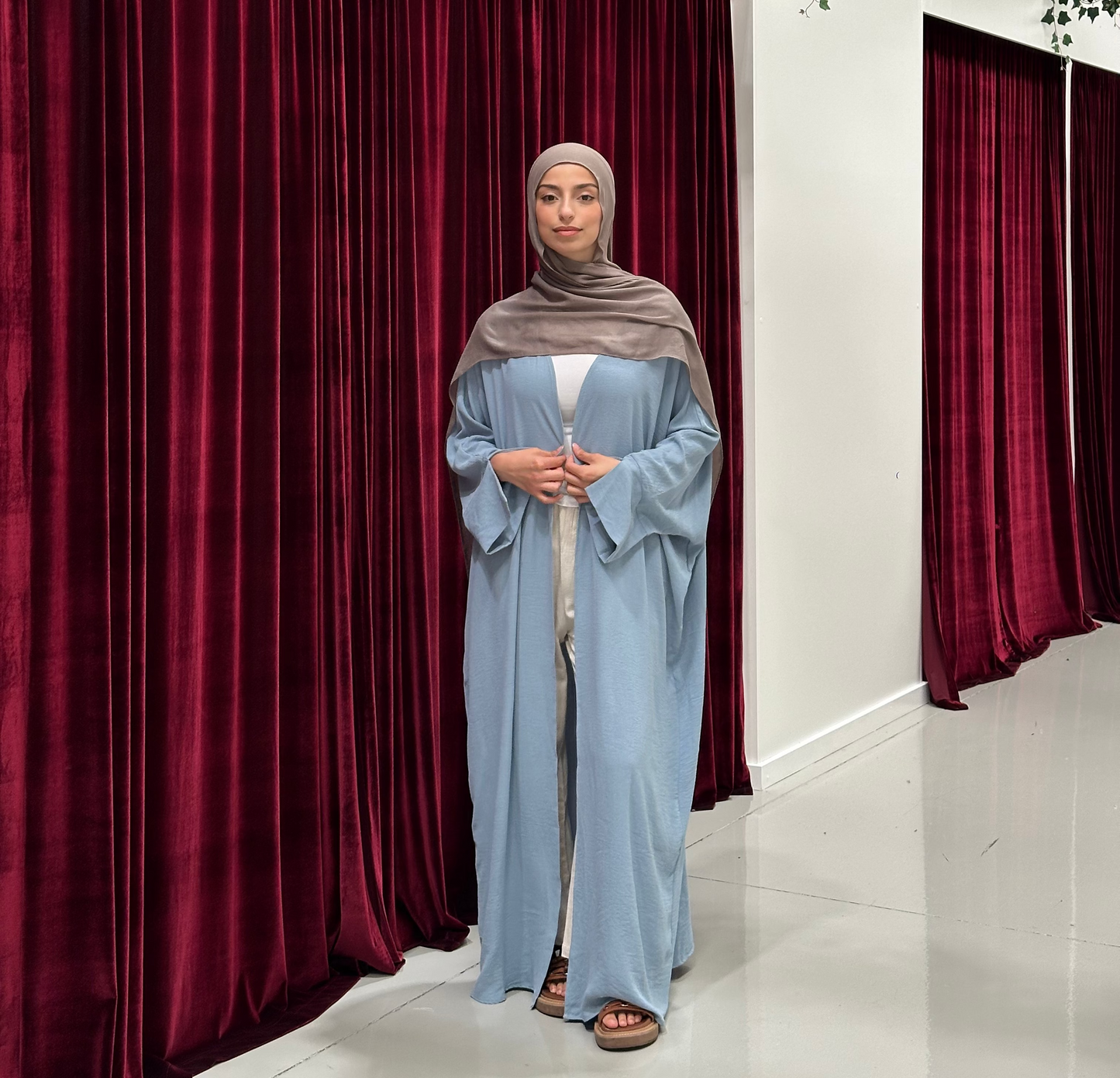 Nila Batwing Open Abaya