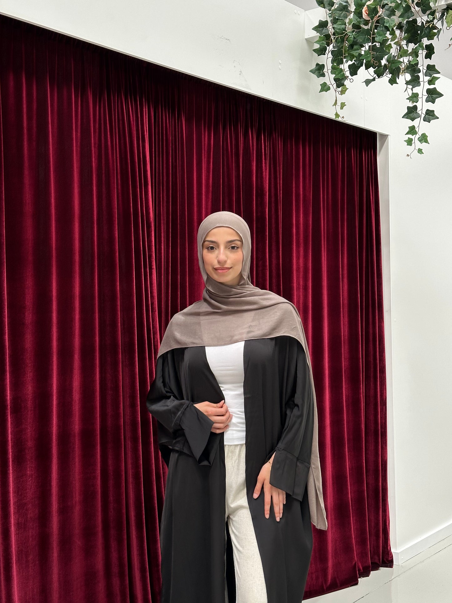 Ayana Batwing Open Abaya