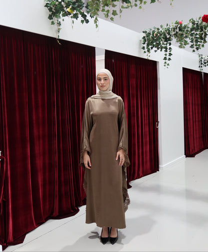 Lace Butterfly Abaya