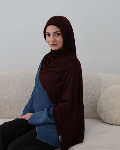 Espresso Jersey Shawl